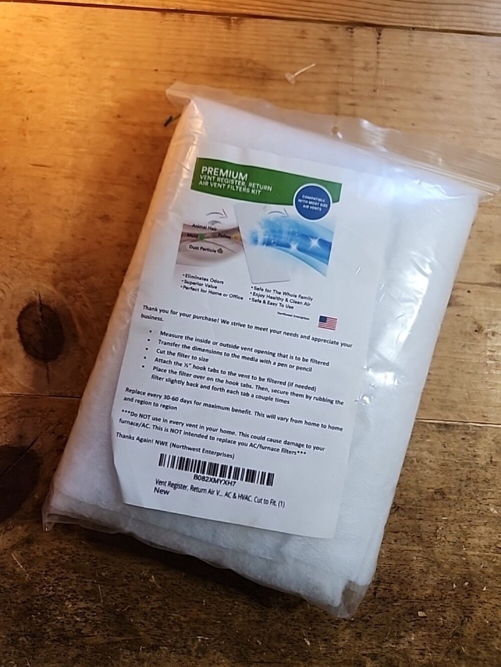 Air Vent Register Filter, Cut To Fit Compatible With Most Sizes, 10"x 120" Roll
